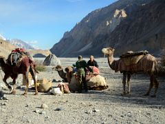 25 Loading The Camels At River Junction Camp Looking To The West Early Morning In The Shaksgam Valley On Trek To K2 North Face In China.jpg
